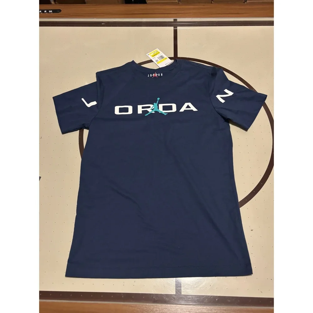 1209 Jordan Mens T-Shirt Midnight Navy Jumpman Graphic Tee Size Small NWT